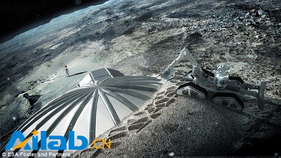 欧航局计划在月球建3D打印月球村 取代空间站