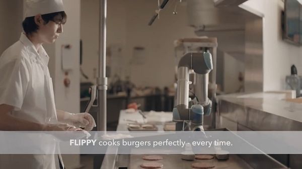 卡利堡迎来Flippy厨房机器人 精准掌控汉堡火候